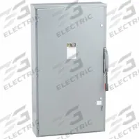 SQUARE D Safety Switch: Fusible, 400 A, Three Phase, 600V AC, Galvanized Steel, Indoor/Outdoor (MPN H365R). Key specifications — Brand: SQUARE D.