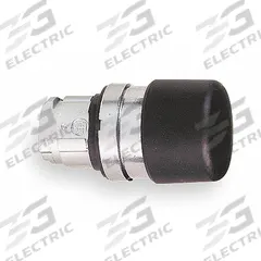 SCHNEIDER Mushroom Head Push Button: Black, 22 mm Mounting Size, Metallic, Momentary (MPN ZB4BC24). Key specifications — Brand: SCHNEIDER; Action: Momentary; Series: XB4; Push Button Material Type: Metallic.