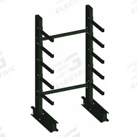 JARKE Cantilever Rack: Starter, Medium-Duty, 55 3/8 in x 40 in x 96 in, Straight Arm, 1 Usable Sides (MPN MS-8J). Key specifications — Arm Style: Straight; Brand: JARKE.