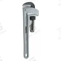 PROTO Pipe Wrench: Aluminum, 1 1/2 in Jaw Capacity, Serrated, 10 in Overall Lg, I-Beam, Natural (MPN J810A). Key specifications — attr309808: I-Beam; attr309815: Aluminum; attr324941: PROTO.