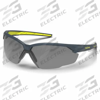HEXARMOR Safety Glasses: Gray 23% Lens, Half-Frame, Anti-Fog/Hard Coat/TruShield - Padded Comfort-Fit Safety Glasses