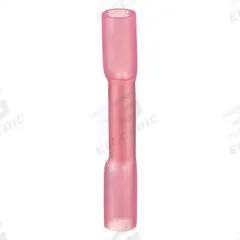 GRAINGER Butt Splice Connector: Red, Heat Shrink, For Wire Size 22 AWG – 16 AWG, 600 V, Pack Qty 25 (MPN 4FRE8). Key specifications — Brand: GRAINGER.