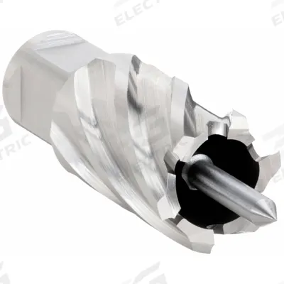 SLUGGER BY FEIN Annular Cutter: 7/16 in Cutter Dia, 1 in Max Cutting Dp, Pilot Pin Included - High-Speed Steel Annular Cutters for General Cutting