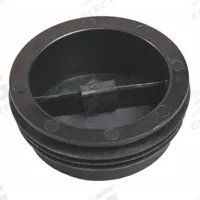 TRAP-TITE Waterless Trap Seal: 3 in Overall Dia, 1 1/4 in Overall Ht, Polypropylene/Silicone, Black (MPN 69430). Key specifications — Material: Silicone; Connection Type: Push-In; Brand: TRAP-TITE; Color: Black.
