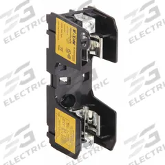 BUSSMANN Fuse Block: Open Block Design, 1 Pole, 250 V AC, Box Lug, Non-Indicating (MPN RM25060-1CR). Key specifications — Brand: BUSSMANN.