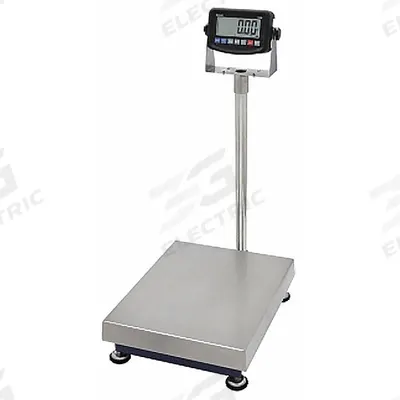 DORAN Industrial Bench Scale: 15 3/4 in x 19 3/4 in, Not IP Rated, Column-Mounted - Bench Scales with Column-Mounted Indicator
