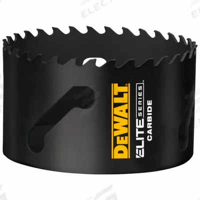 DEWALT Hole Saw: 3 5/8 in Saw Dia., 3 Teeth per Inch, 1 3/4 in Max. Cutting Dp - Multi-Material-Cutting Hole Saws without Arbor