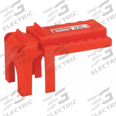 ZING Ball Valve Lockout: Clamp On, For Quarter Turn Handle Handle Type - Clamp-On Ball Valve Lockouts