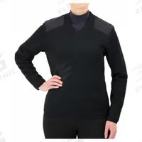 COBMEX Military Sweater: BDU, Black, XS, 38 in Fits Chest Size, Pullover (MPN 2030). Key specifications — Brand: COBMEX; Color: Black; Closure Type: Pullover; Materials: Polyester.