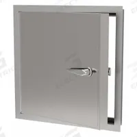 BABCOCK-DAVIS Access Door: 36 in Ht, 36 in Wd, Piano Hinge, Exposed Flange, Steel, 24 ga, Mill, Gray (MPN BXTA3636). Key specifications — Brand: BABCOCK-DAVIS; Hinge Type: Piano; Metal Material Gauge: 24 ga; Mounting Location: Wall; Flange Type: Exposed; Material: Steel.