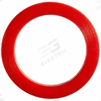 Cam and Groove Gasket: 1 1/4 in For Coupling Size, Red, 1 15/16 in Outside Dia, Flat, Silicone, 5 PK (MPN ZUSA-CAM-SMD-1-1/4). Key specifications — Color: Red; Metal Detectable: Yes; Gasket Material: Silicone; Brand: USA INDUSTRIALS.