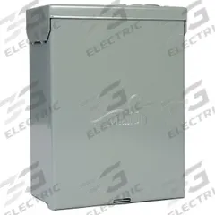 GE Spa Panel Hard Wired GFCI: 60 A Amps, 120/240V AC, Single Phase, 3R, 0 Outlets, Manual (MPN UG412RMW260). Key specifications — attr196222: 120/240V AC; attr196225: No; attr196227: None; attr196232: Manual; attr211147: GE.