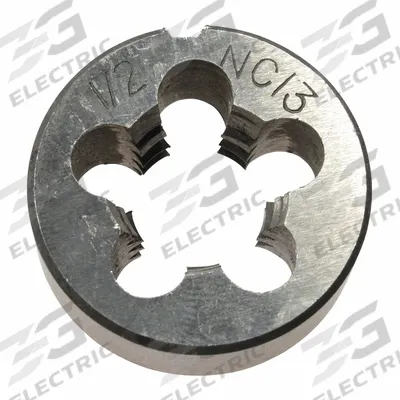 WESTWARD Alloy Steel Die, 3/8-24 UNF: CCT1060-77, Die - Pneumatics