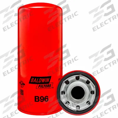BALDWIN FILTERS Oil Filter: B96, LF670, 1 1/2"-12 Thread Size, 11 5/16 in Overall Ht, Oil - Spin-On Oil Filters