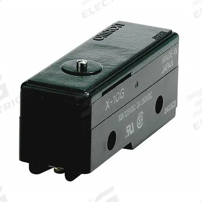 OMRON Snap Action Switch: Pin Plunger Actuator, 1NO/1NC - Plunger Snap-Action Switches