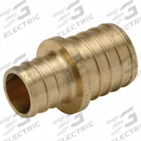 ZURN Barbed Fitting Adapter: 61/64 in ID x 1 1/4 in Pipe Size, Barbed x Barbed, Brass (MPN QQ712GX). Key specifications — Brand: ZURN; Connection Type: Barbed x Barbed.