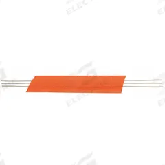 Cable Protector: 1 Channels, 2 1/2 in Max Cable Dia, 12 in Overall Wd, 1 1/2 in Overall Ht, 24 in Lg (MPN 2360). Key specifications — Color: Bright Orange; Brand: SANDEL.