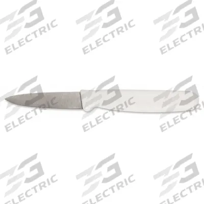 CRESTWARE Paring Knife: Straight, 3 1/2 in Overall Lg, Steel Blade, Polypropylene Handle - Paring Knives