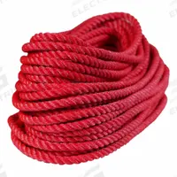 ALL GEAR Rigging and Climbing Rope: Twisted, 5/8 in Dia, 1,870 lb Working Load Limit, Polyester, Red (MPN AG3STP58150R). Key specifications — Brand: ALL GEAR; Rope Type: Static.