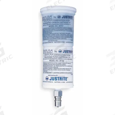 JUSTRITE Coalescing/Carbon Filter: Plastic - Coalescing/Carbon Filters for HPLC Waste Cans