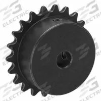 TRITAN Roller Chain Sprocket: 25, For 1/4 in Chain Pitch, 5/16 in Bore Dia, 22 Teeth, Steel (MPN 25BS22H X 5/16). Key specifications — Brand: TRITAN.