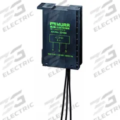 MURRELEKTRONIK Motor Suppressor: RC 3 BUG, Varistor, 20 kW Motor Rating, 575 V AC, 500 mm Cable Lg (MPN 23102). Key specifications — Voltage: 575 V AC; Brand: MURRELEKTRONIK; Connection Type: Single Core; Frequency: 10 to 400 Hz.