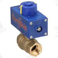 DYNAQUIP CONTROLS Pneumatically Actuated Two-Way Ball Valve: 3/4 in Size, Brass, FNPT x FNPT (MPN PHH24ATDA032A). Key specifications — Brand: DYNAQUIP CONTROLS; Pilot Solenoid Voltage: 115V AC.