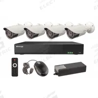 VITEK Video Surveillance Digital Systems: Bullet, 4 Cameras Included, 2.8 mm Max Focal Lg, 5MP (MPN VT-TH5KT42TB-2). Key specifications — Brand: VITEK; Camera Operating Voltage: 12V DC; Camera Resolution: 5MP; Lens Type: Fixed; Indoor/Outdoor Usage: Indoor.