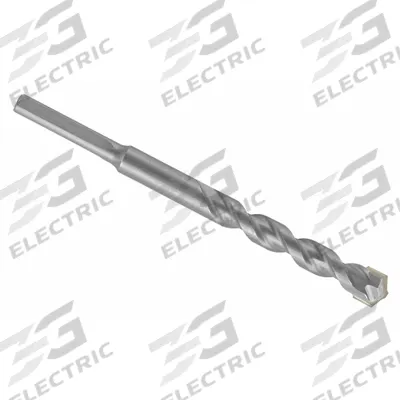 BOSCH Round Hammer Drill: 1/2 in Drill Bit Size, 4 in Max Drilling Dp - Round-Shank Masonry Drill Bits