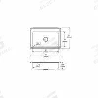 JUST MANUFACTURING Bowl Drop-In Sink: 33 in Overall Lg, 21 1/4 in Overall Wd, 6 1/2 in Bowl Dp (MPN SLFADA2133A651-J). Key specifications — Brand: JUST MANUFACTURING; Color Family: Silver/Gray.