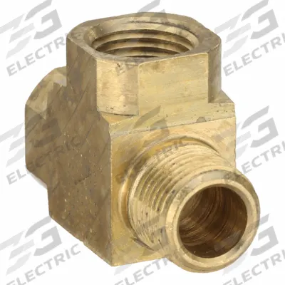 PARKER Metal Pipe Tee: Tee, 3/8 in x 3/8 in x 3/8 in, 1,000 psi, 1 13/16 in Lg - Threaded High-Pressure Pipe Fittings