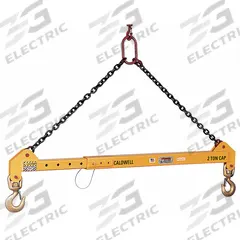 CALDWELL Spreader Beam: Spreader Beam, 4,000 lb Working Load Limit, Adj, 240 in Overall Lg, Steel (MPN 32C-2-12/20). Key specifications — Brand: CALDWELL.