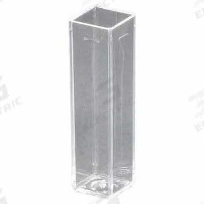 GLOBE SCIENTIFIC Spectrophotometer Cuvette: Square, 4.5 mL, 4.5 mL - Plastic Cuvettes