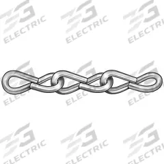 DAYTON Jack Chain: 18 in Chain Trade Size, 304 Stainless Steel, 5 lb Working Load Limit, Jack, Plain (MPN 2ZDG7). Key specifications — Brand: DAYTON; Item Trade Size: 18.