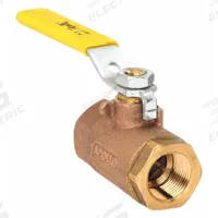 APOLLO Manual Two-Way Ball Valve: 1/4 in, Bronze, Straight, FNPT x FNPT, 600 psi Max. Pressure (CWP) (MPN 70-101-41). Key specifications — Brand: APOLLO; Handle: Lever.
