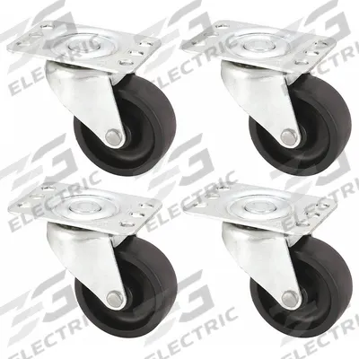 WHITESIDE Creeper Caster Replacement Wheel: 2 in Wheel Dia, Polyolefin Hub Material - Creeper Casters
