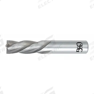 OSG Square End Mill: Carbide, 4 Flute, 1/2" Mill Dia, 1" LOC, 3" OAL (MPN 447-5000) - Left-Helix Carbide Square End Mills