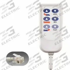 CREST HEALTHCARE SUPPLY HD2 Bed Control: 6-Pin RJ12, BCZ600. Key specifications — End Connection Type: 6-Pin RJ12; Standards: FDA Listed; Manufacturer Part Number: BCZ600; Color: White; Brand: CREST HEALTHCARE SUPPLY; Call Station Type: HD2 Bed Control.