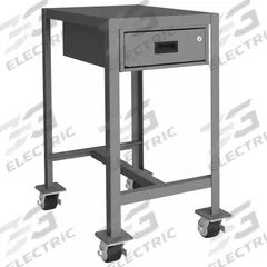 DURHAM MFG Work Table: Fixed Ht, Steel, 24 in x 18 in, 2,000 lb Overall Load Capacity (MPN MTDM182436-2K195). Key specifications — Unit Type: Not Expandable or Modular; Assembly: Fully Assembled; Wheel Material: Phenolic; Frame Material Finish: Powder Coated; Drawer Depth: 19-1/4 in; Drawer Height: 4-15/16 in; Mobility: Casters; Drawer Width: 13-5/16 in.