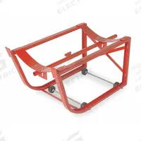 DAYTON Drum Cradle: For 55 gal Drum Capacity, 32 in x 19 in, 15 in Dispensing Ht, Casters, Red (MPN 1GC91). Key specifications — Body Color: Red; Brand: DAYTON; For Drum Capacity: 55 gal; Portability: Casters.