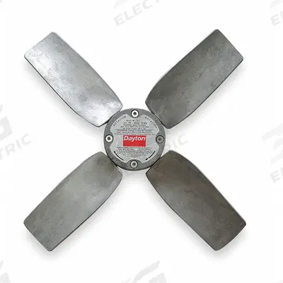 Dayton Propeller: Clockwise Facing Discharge, 18 in Propeller Dia. (In.), 4 Blades - HVAC and Refrigeration