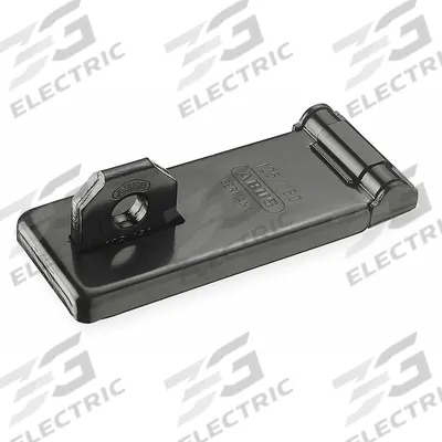 ABUS Hasp: Steel, 5 7/8 in Ht, 5 7/8 in Lg - Conventional Hasps