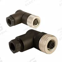 OMEGA M12 Circular Connectors: 4 Pin, M12 Straight Connector, IP67, Screw Terminals, Straight (MPN M12-S-F-FM). Key specifications — Connector Body Type: Pin; Brand: OMEGA; Thread Size: M12; Mounting Type: Field Mount; Mounting Style: Straight Connector; IP Rating: IP67; Housing Material: Polymide; Connector Orientation: Straight.