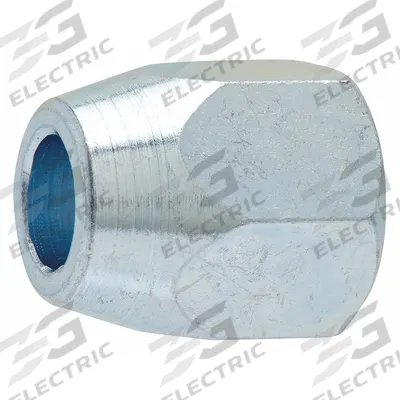 SUR&R Female Tube Nut: Steel, 5/16 in Tube Connection Size - Power Steering Line Fittings