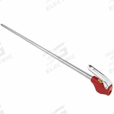 MILTON Blow Gun: Thumb-Lever Grip, Aluminum, 1/4 in Female NPT, 1 Nozzle(s), Angled - Filter & Radiator Cleaning Air Guns