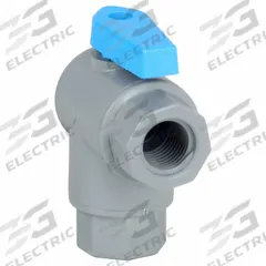 APPROVED VENDOR Manual Two-Way Ball Valve: 1/4 in, PVC, Angle, FNPT x FNPT, Full Port Ball Port (MPN 6570190). Key specifications — Brand: APPROVED VENDOR.