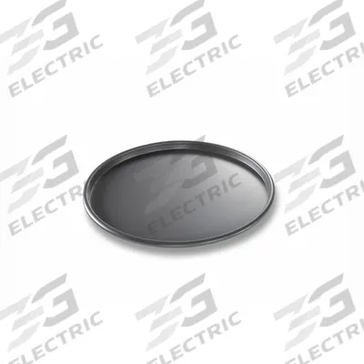 CHICAGO METALLIC Pizza Pan: 10 in Overall Dia, Anodized Aluminum, Solid, 14 ga Gauge - Pizza Pans