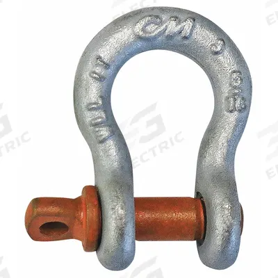 COLUMBUS MCKINNON CORP. Anchor Shackle: Anchor Shackle, 2,000 lb Working Load Limit - Anchor Shackles for Lifting