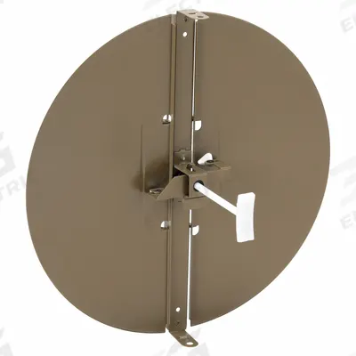 APPROVED VENDOR 12"dia Steel Snap-On Control Damper: For 12 in Nominal Duct Dia - Dampers