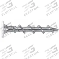Wall Anchor Screw: 1/4 in Dia, 1 1/2 in Overall Lg, Steel, Wafer, Phillips, Steel, Plain, 100 PK (MPN 02277-PWR). Key specifications — Screw Size: 1-1/2 in; Compatible Material: Brick; Material Grade/Class: 1018; System of Measurement: Inch; Wall Anchor Type: Self-Threading Anchor; Brand: DEWALT; Anchor Type: Screw; Finish Type: Plain.